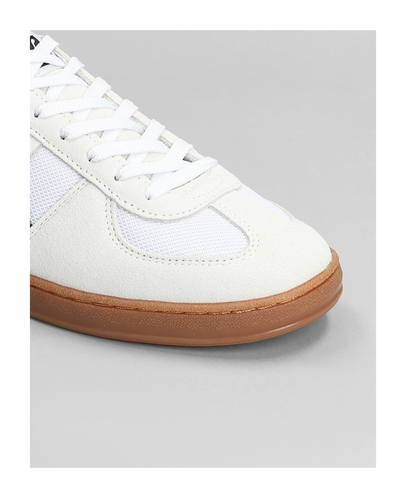 Puma Super Team Og Sneakers In White Suede And Fabric - white