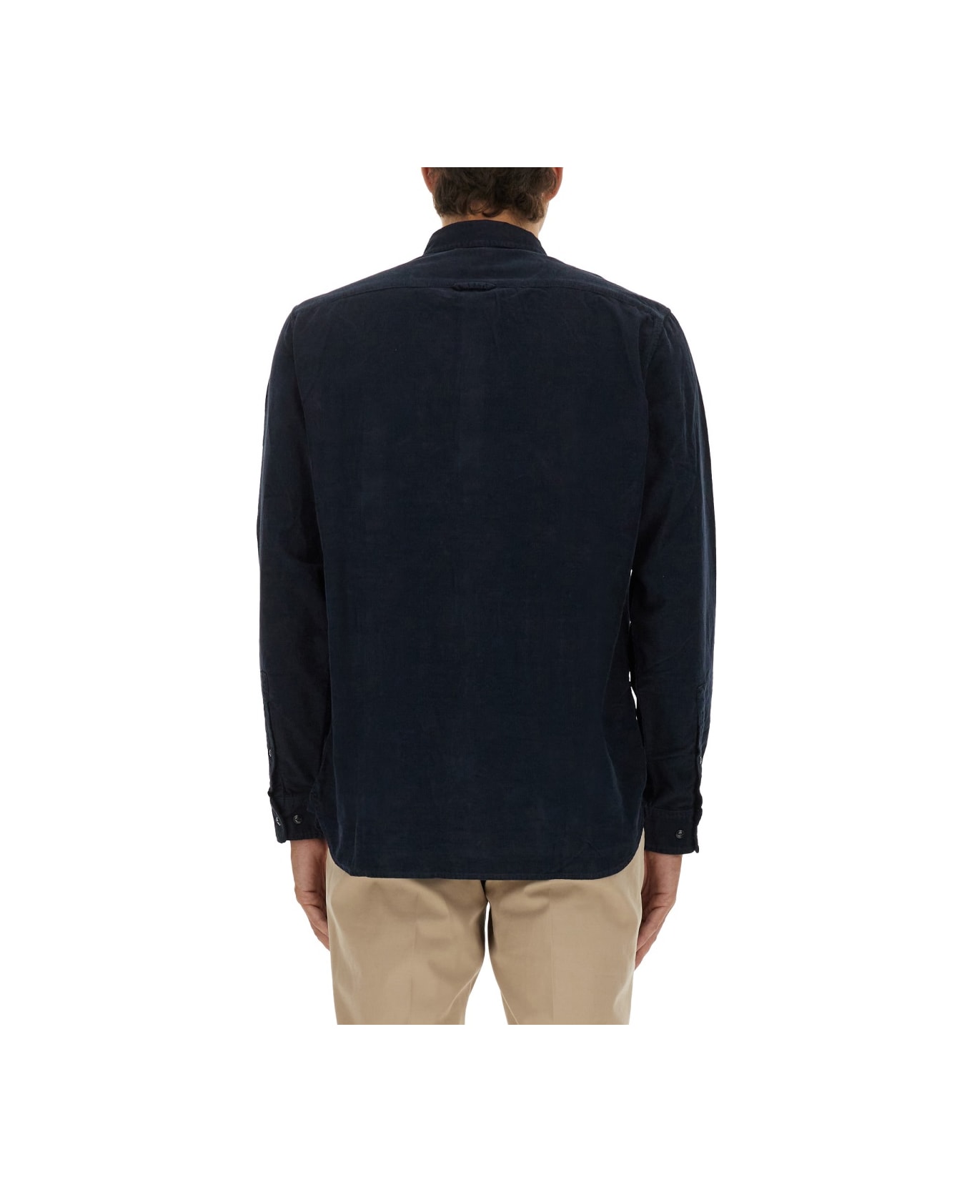 Woolrich Cotton Shirt - BLUE