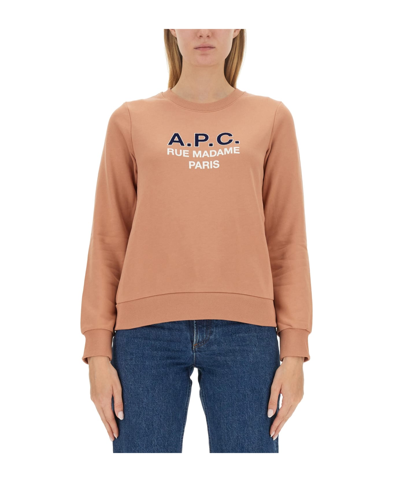 A.P.C. Madame Sweatshirt - Fad Rose Poudre フリース