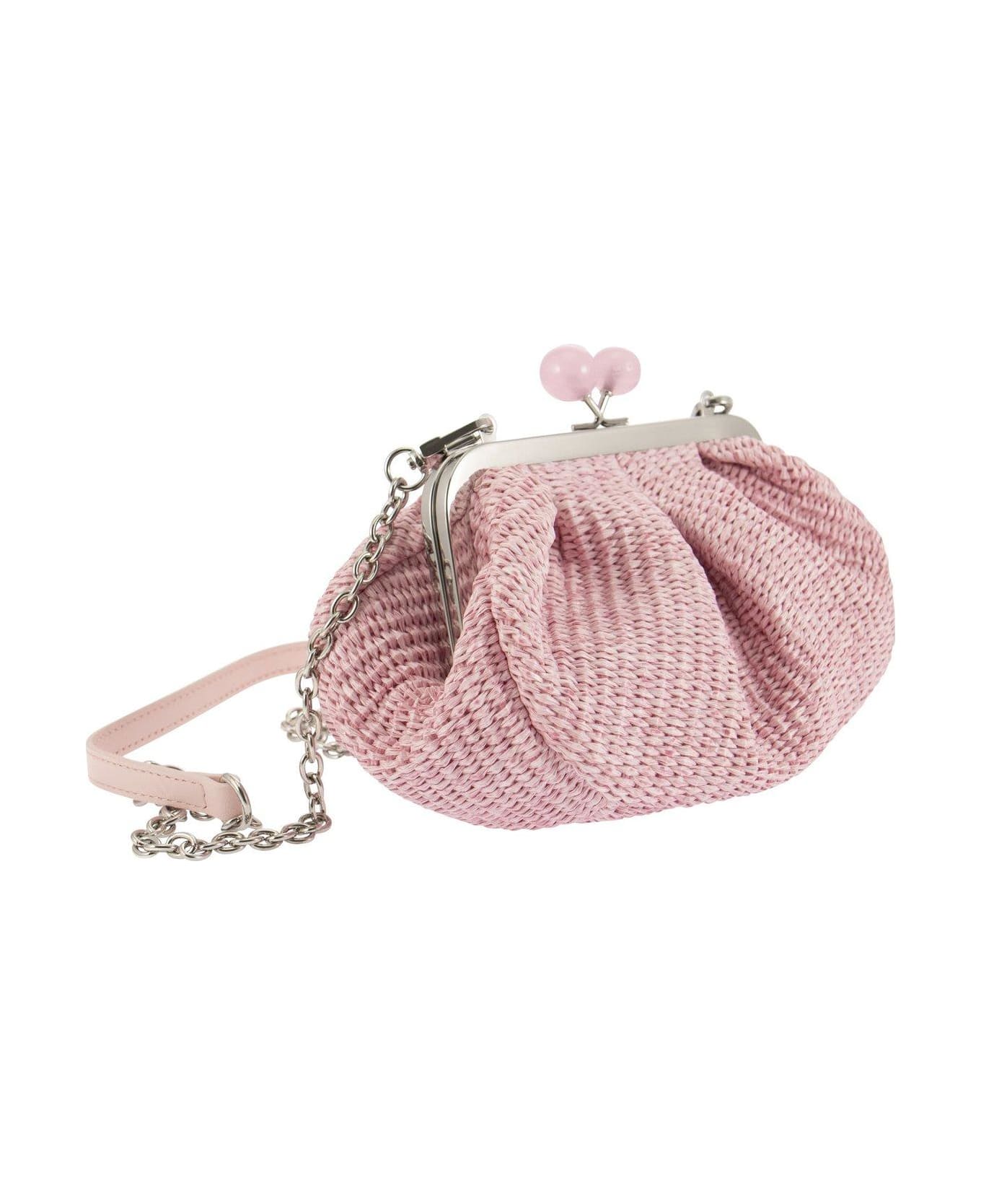 Weekend Max Mara Palma Small Chain Linked Clutch Bag - Pink