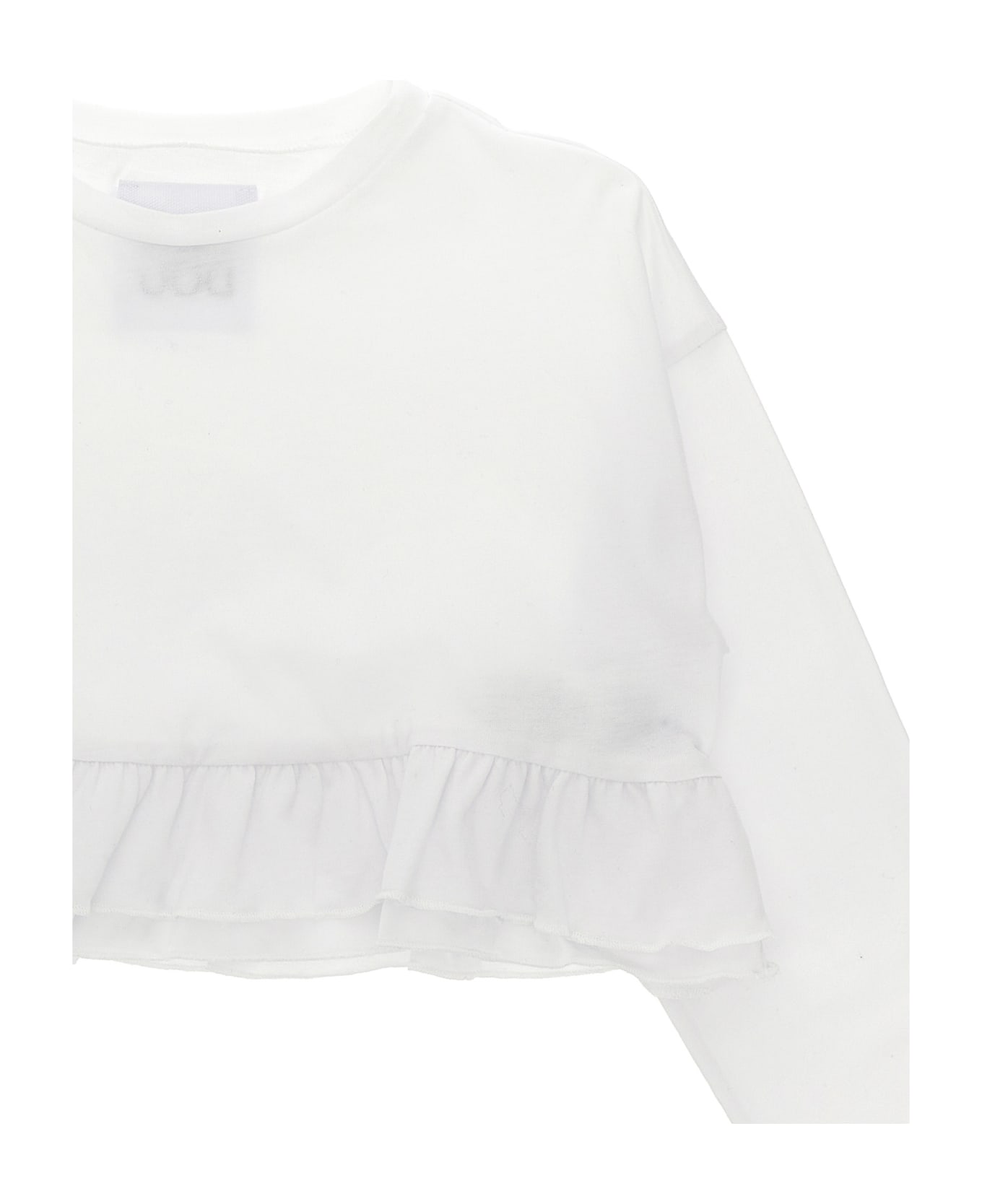 Douuod Flounced T-shirt - White Tシャツ＆ポロシャツ