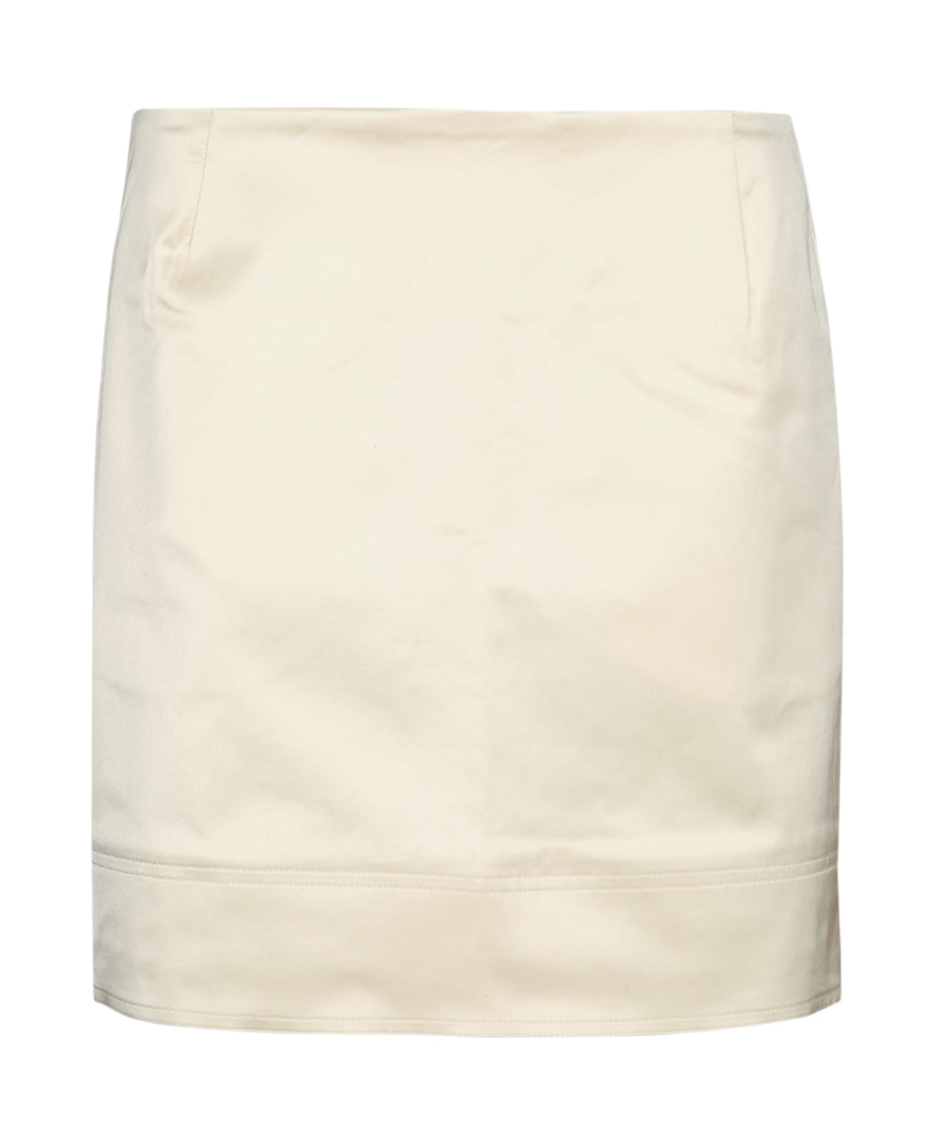 Totême Crepe Mini Skirt - ECRU