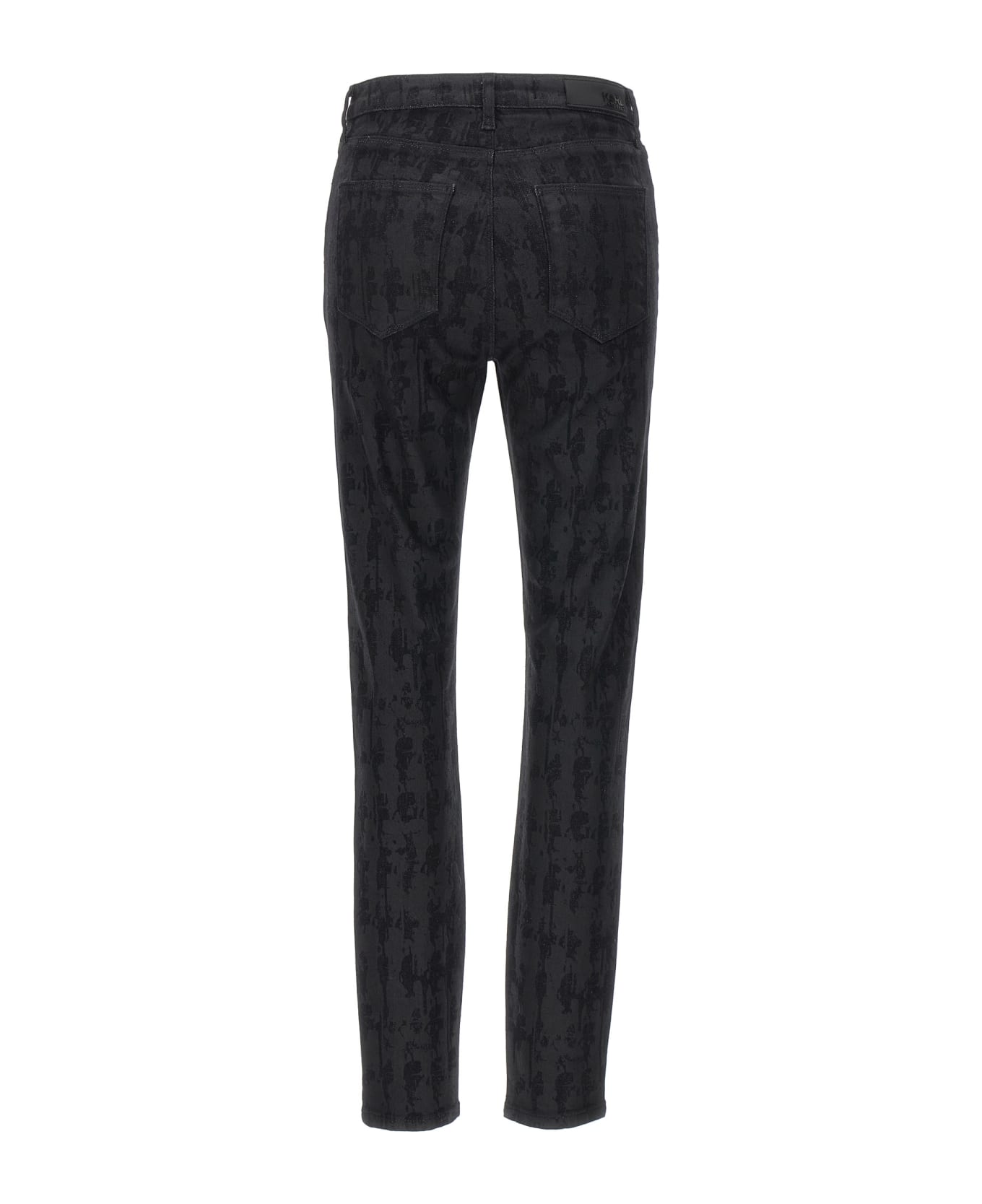 Karl Lagerfeld 'aop' Jeans - Black  