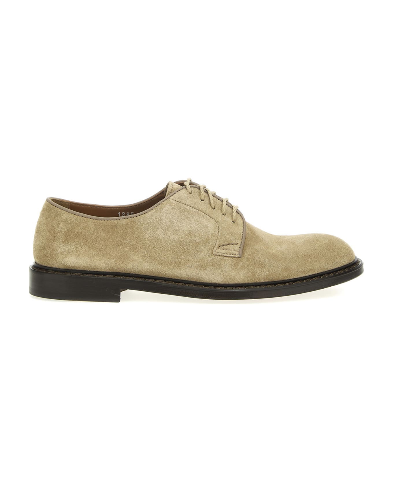 Doucal's Suede Derby Matches - Beige