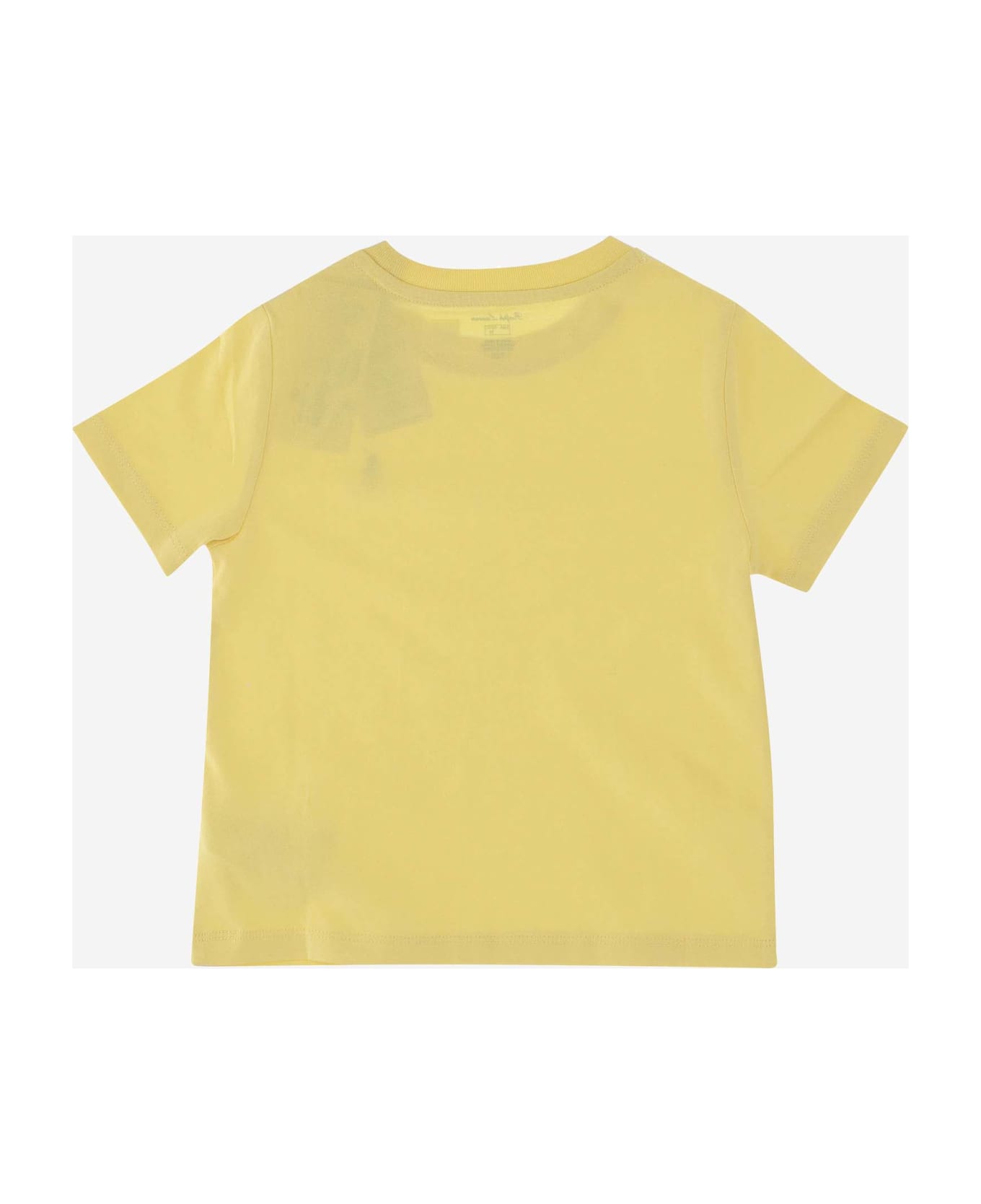 Polo Ralph Lauren Cotton T-shirt With Logo - Yellow