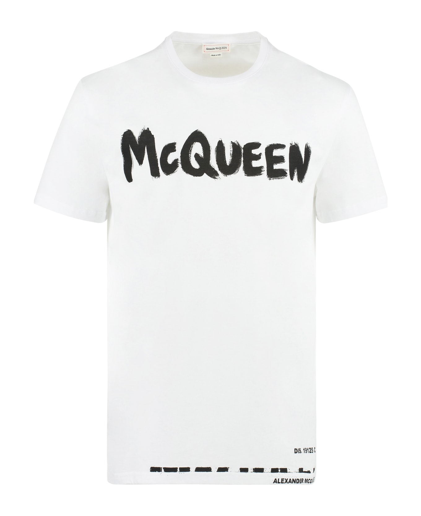 Alexander McQueen Cotton Crew-neck T-shirt - White