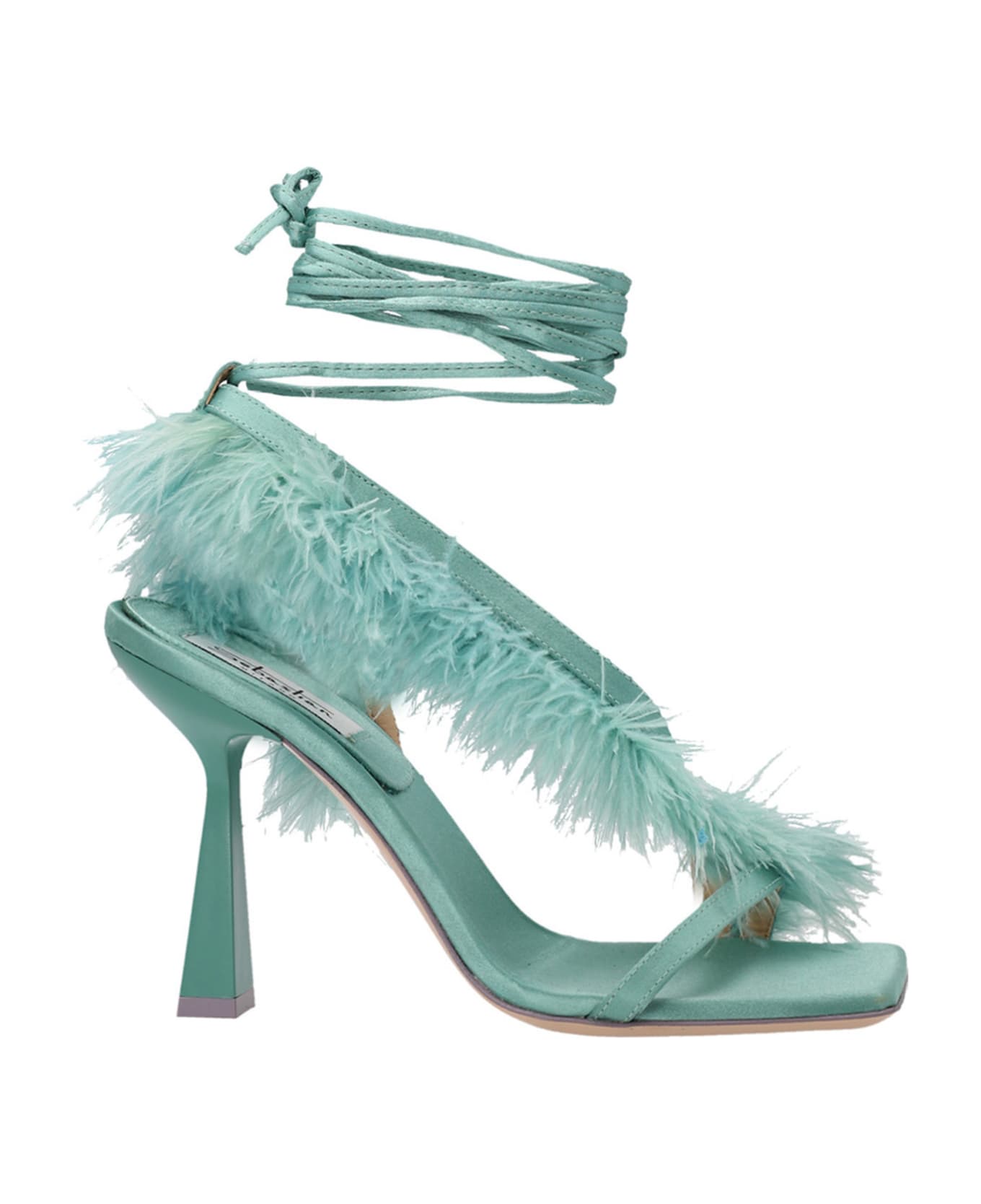 Sebastian Milano 'feather Wrap Sandals - Light Blue