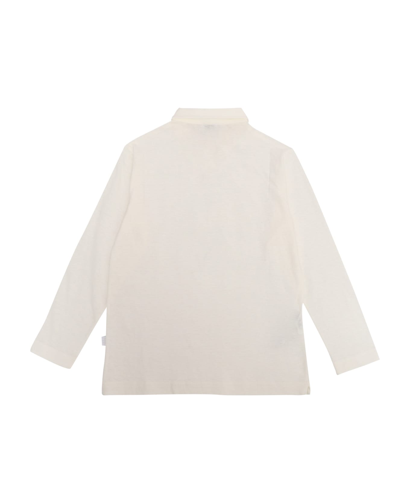 Il Gufo Long-sleeved Polo Shirt - WHITE