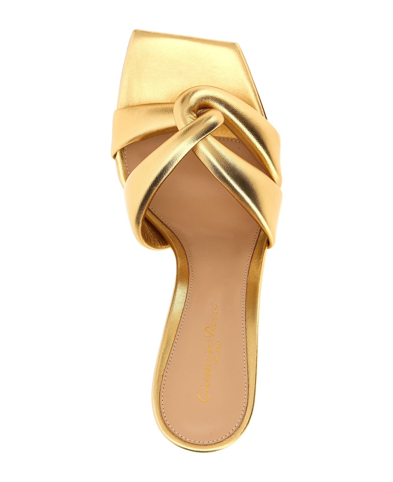 Gianvito Rossi 'amour' Mules - Gold