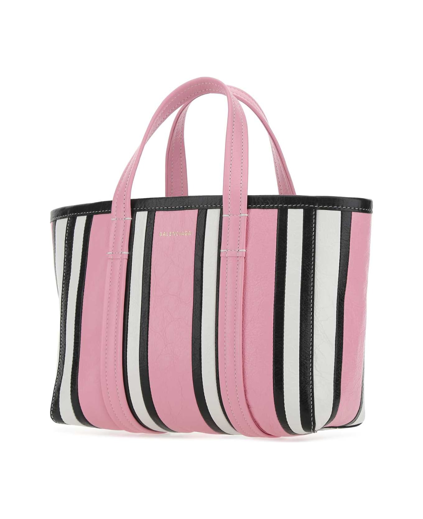 Balenciaga Multicolor Leather Small Barbes Shopping Bag - 5960