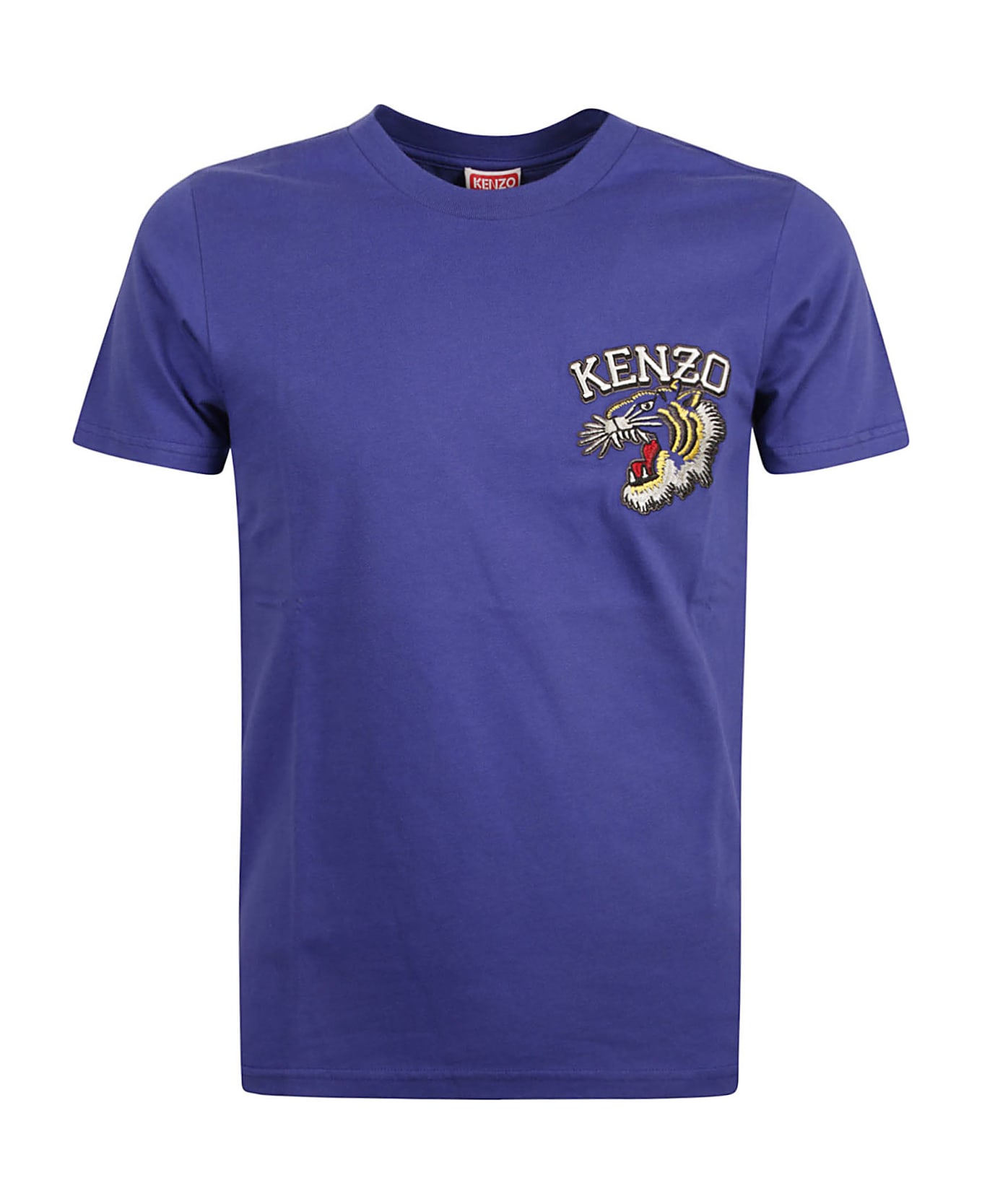 Kenzo Tiger Varsity Slim T-shirt - Deep sea