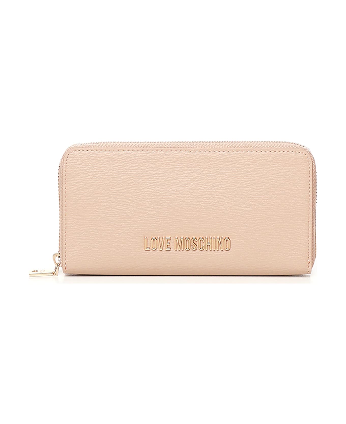 Love Moschino Zip Around Wallet With Logo - Pink
