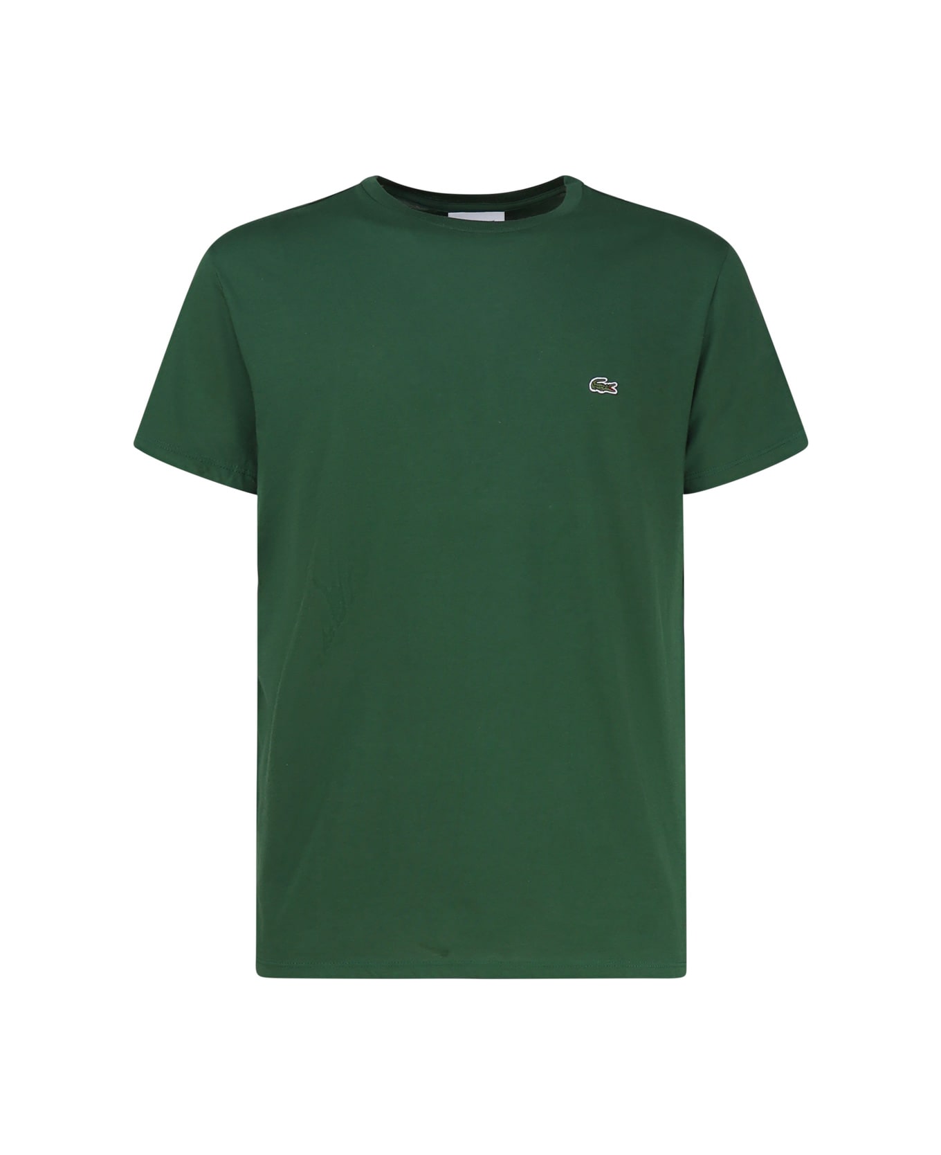 Lacoste Green T-shirt In Cotton Jersey - Green シャツ