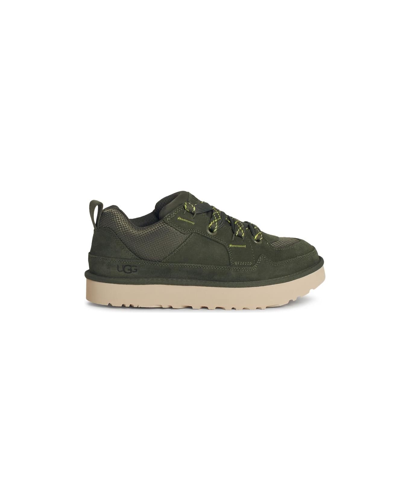 UGG 'lowmel' Green Suede Sneakers - Green