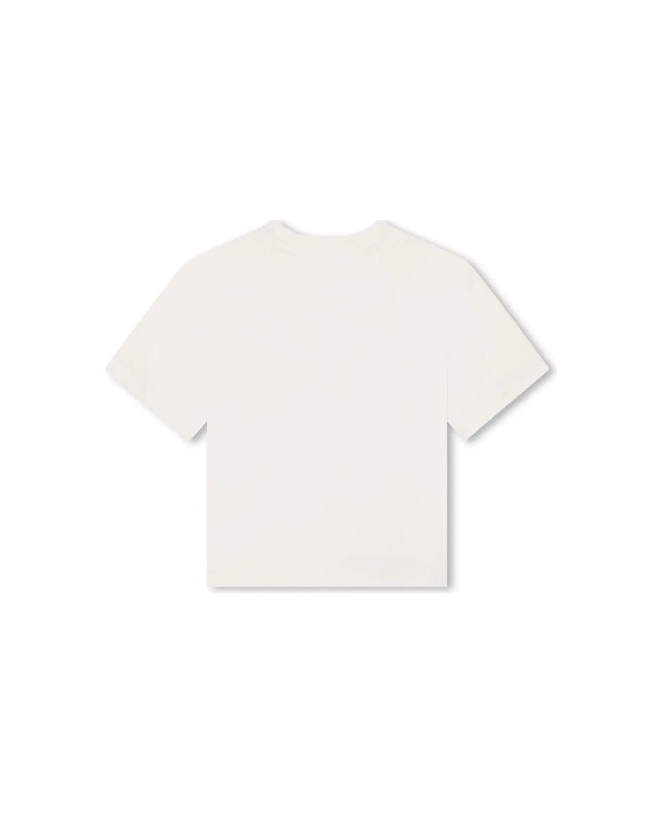 Lanvin Butter T-shirt With Logo - Giallo
