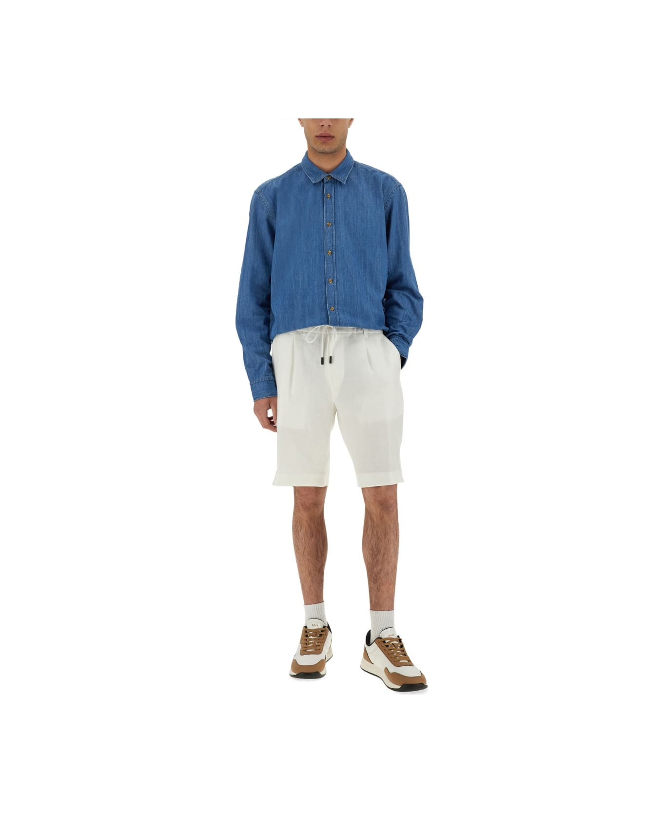 Hugo Boss Short "l-peetl-pl-rds-s-252" - WHITE