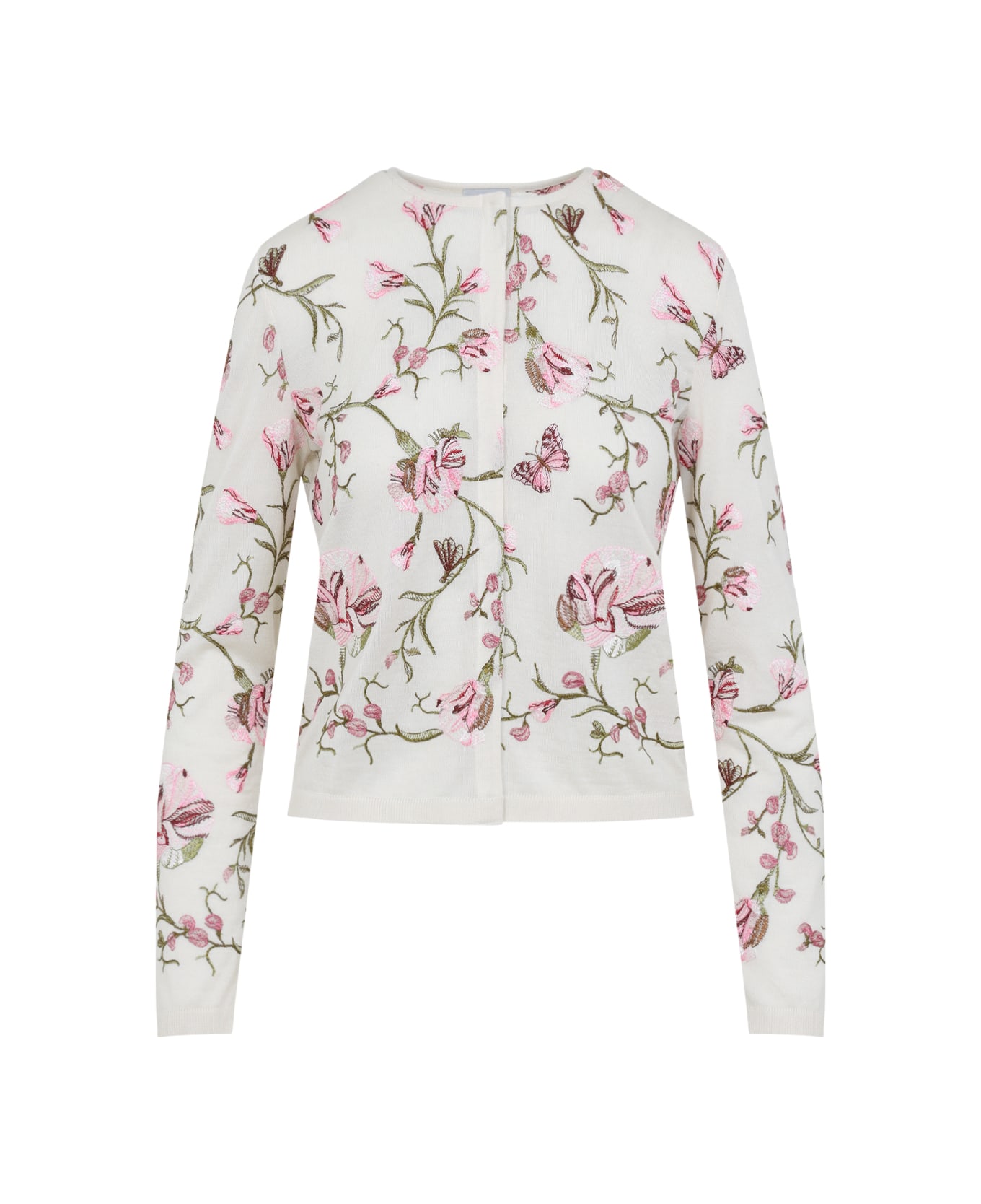 Giambattista Valli Knitted Cashmere Cardigan - Ivory