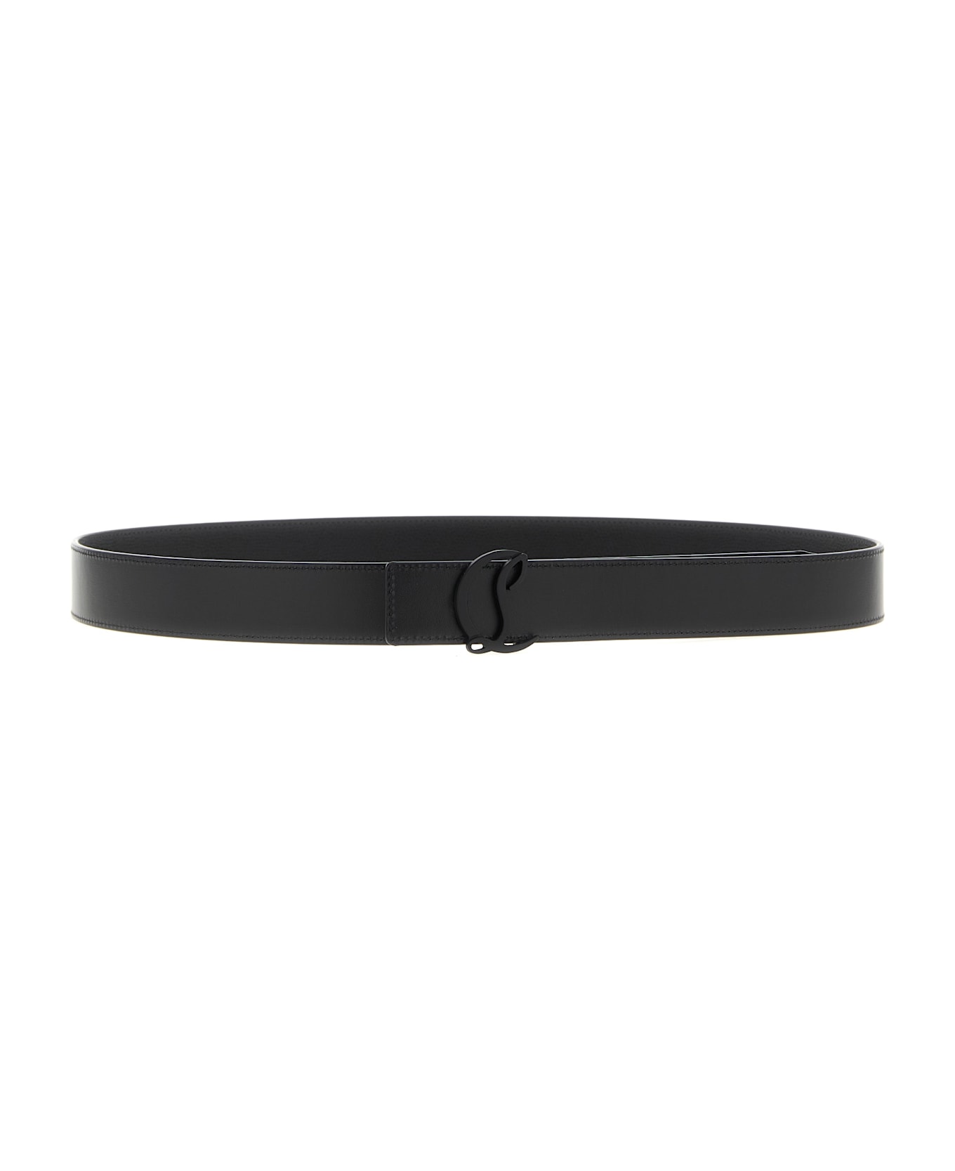 Christian Louboutin 
mooncrest
 Reversible Belt - Black  