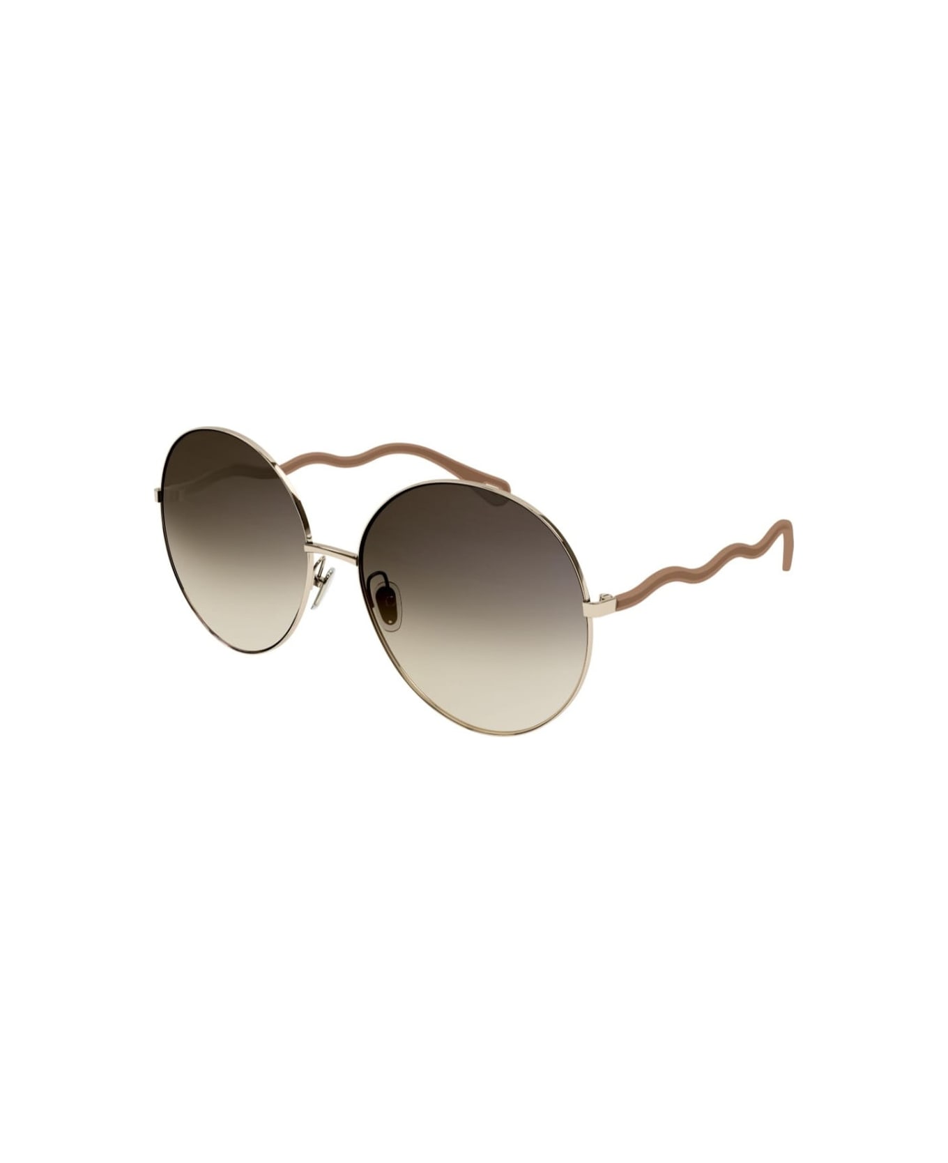 Chloé Eyewear CH0055S002 Sunglasses - Evan Transparent Grey Sunglasses