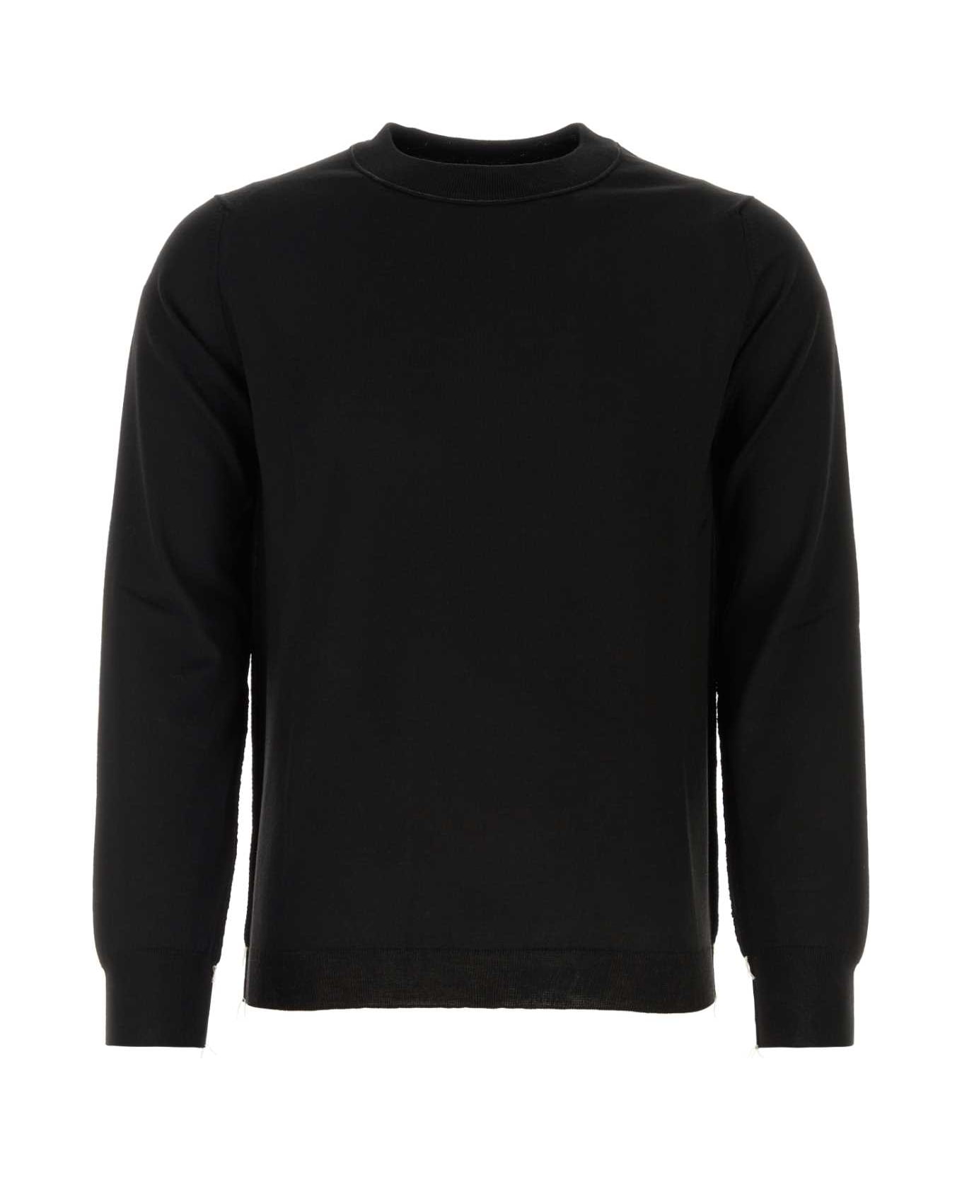Maison Margiela Black Wool Blend Sweater - 900F