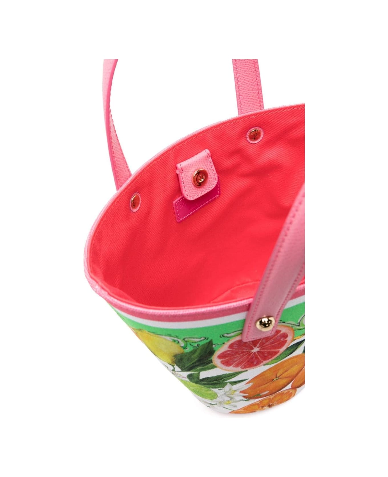 Dolce & Gabbana Bucket Bag With Lemon And Orange Print - Multicolour アクセサリー＆ギフト