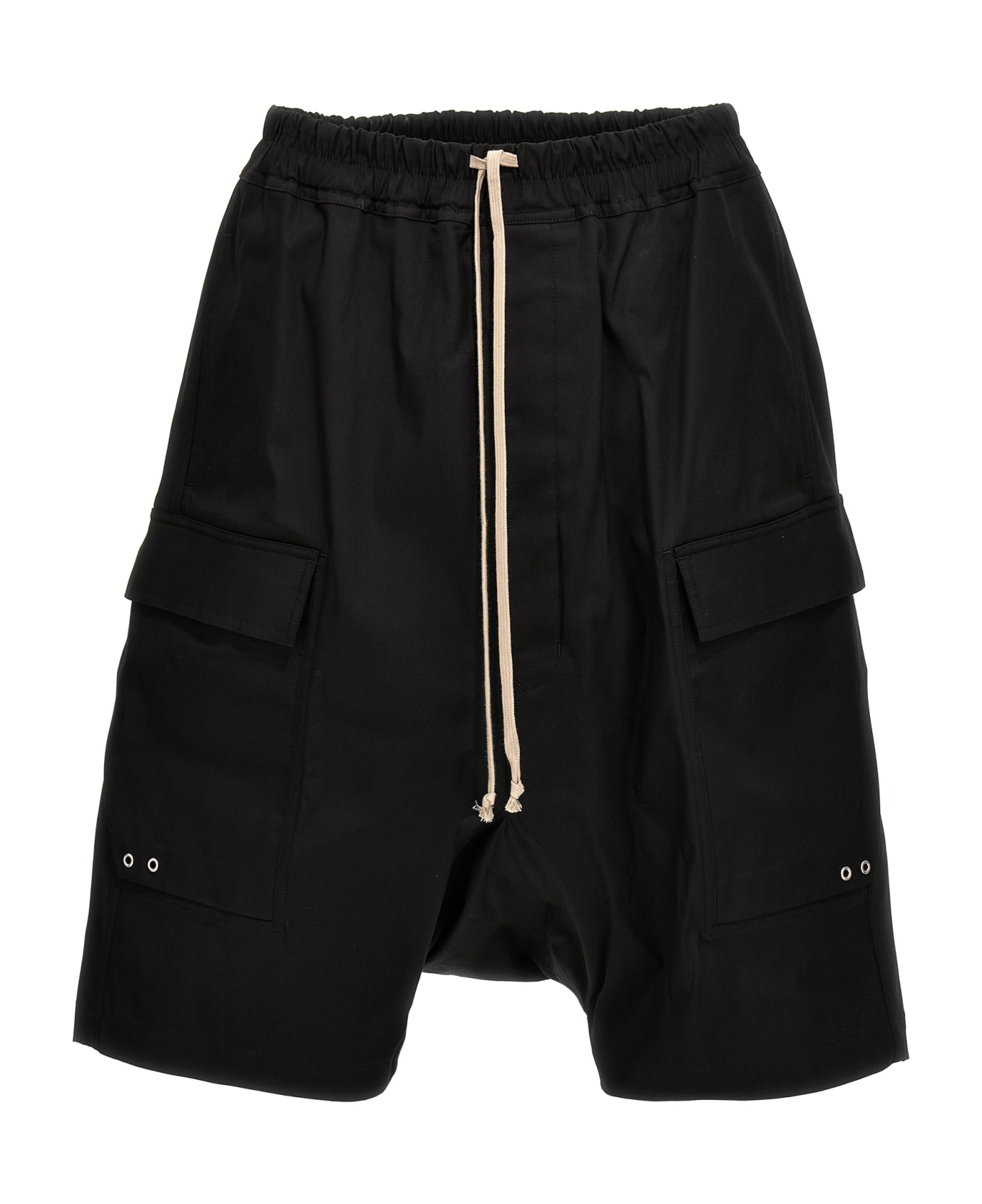 Rick Owens 'cargo Pods' Bermuda Shorts - Black