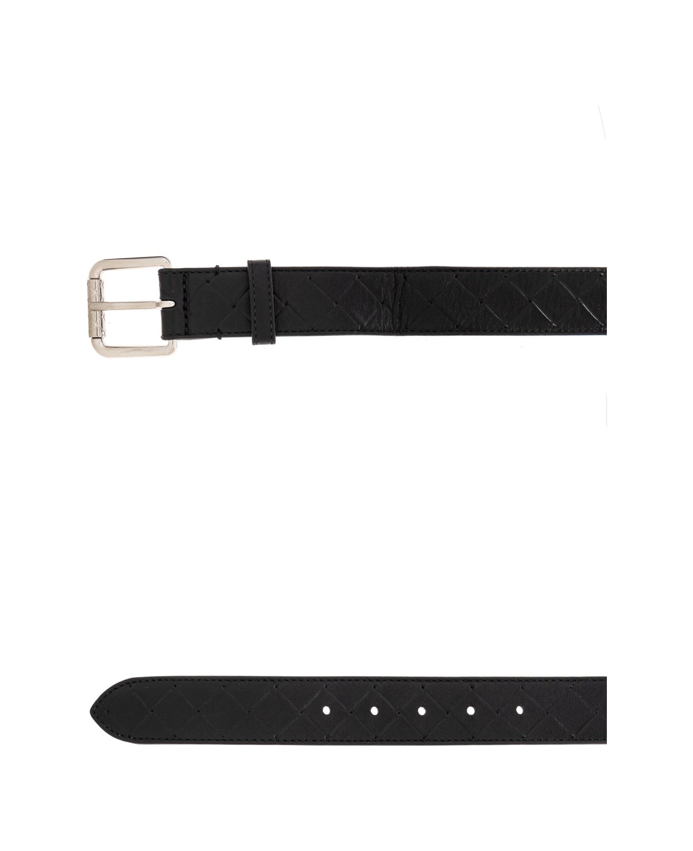 Bottega Veneta Leather Belt - Nero