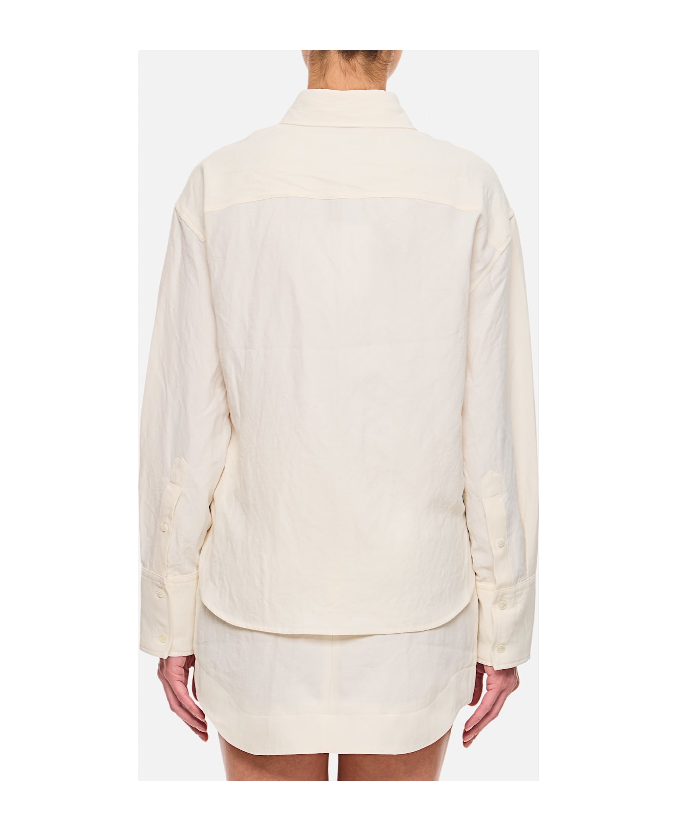 J.W. Anderson Draped Twisted Shirt - White
