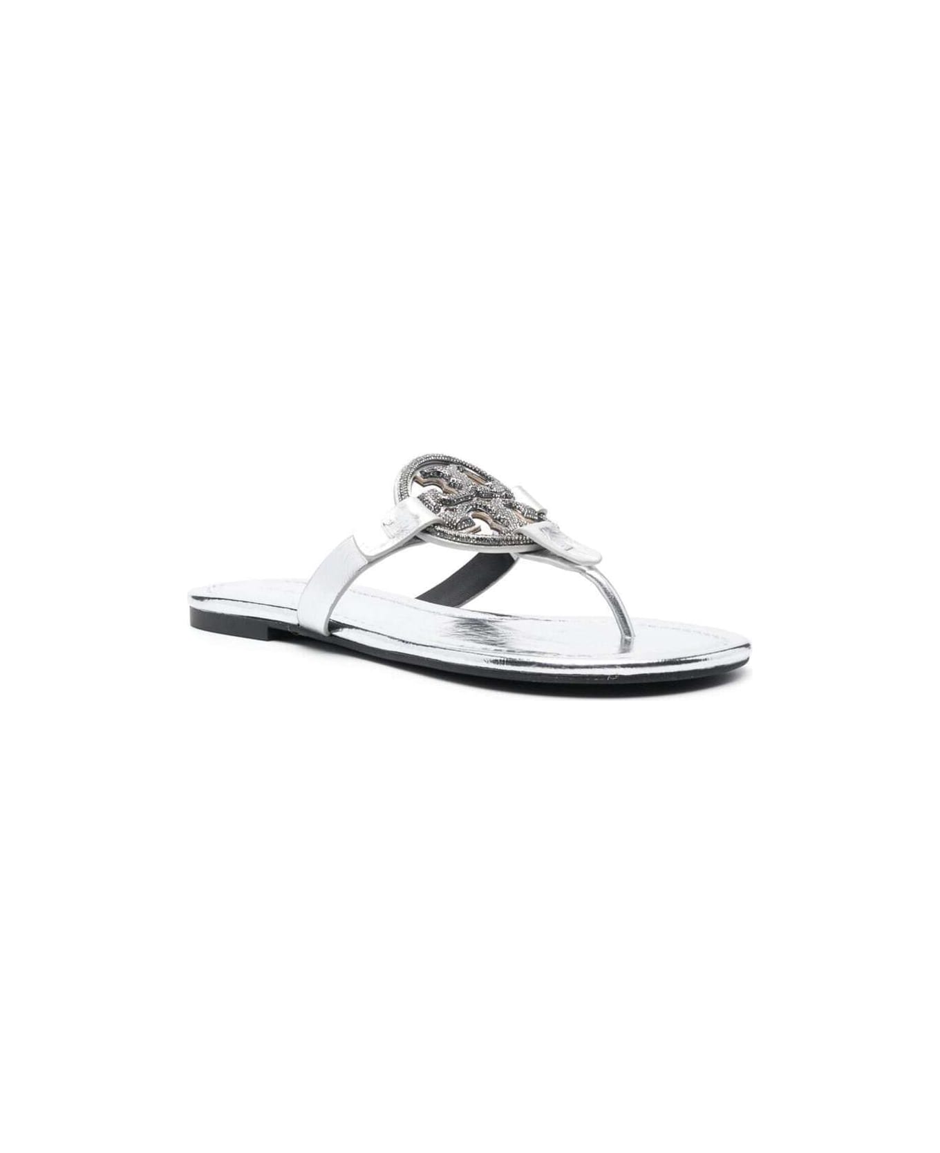 Tory Burch Miller Sandals - Metallic