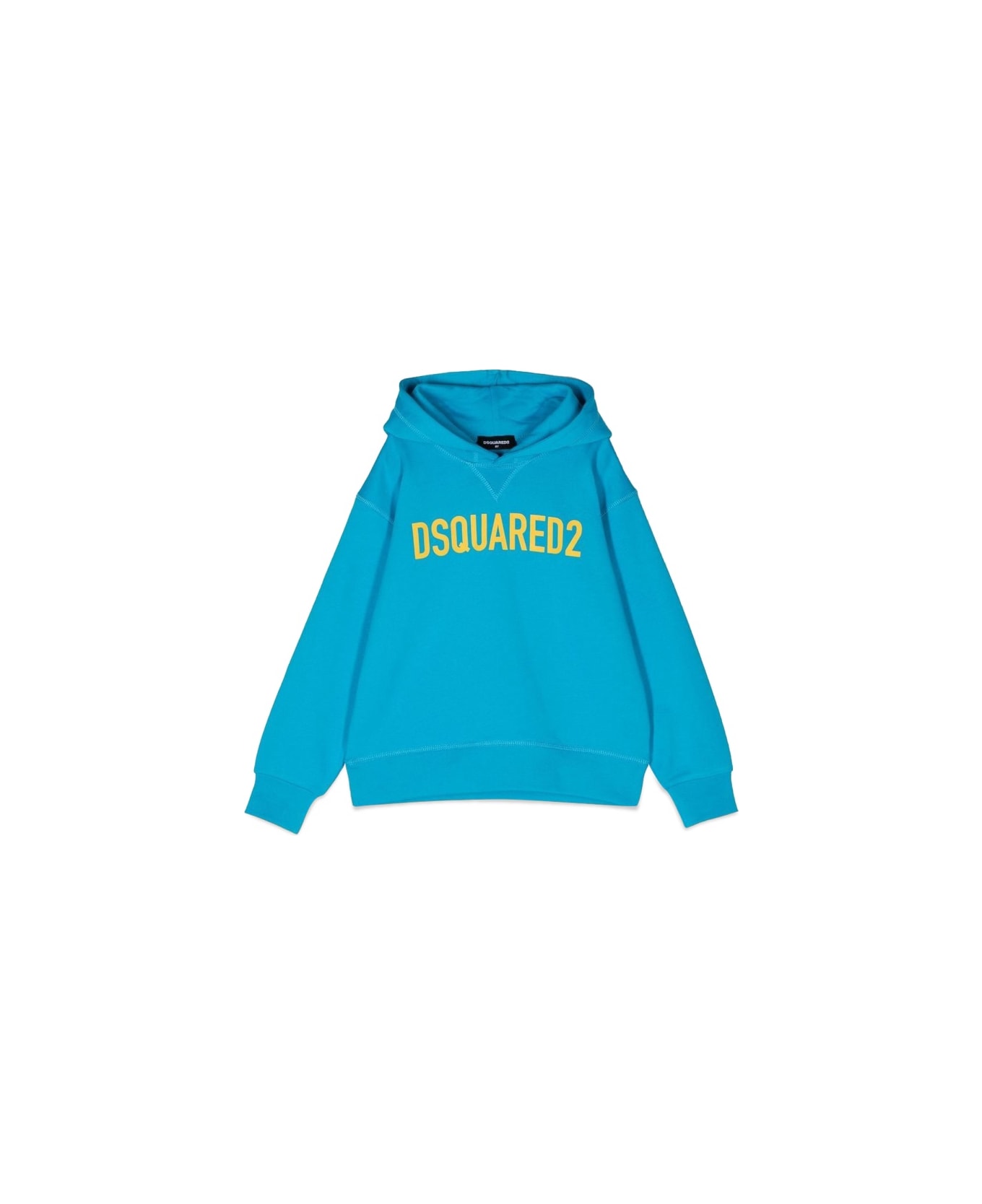 Dsquared2 Hoodie And Logo Eco - AZURE