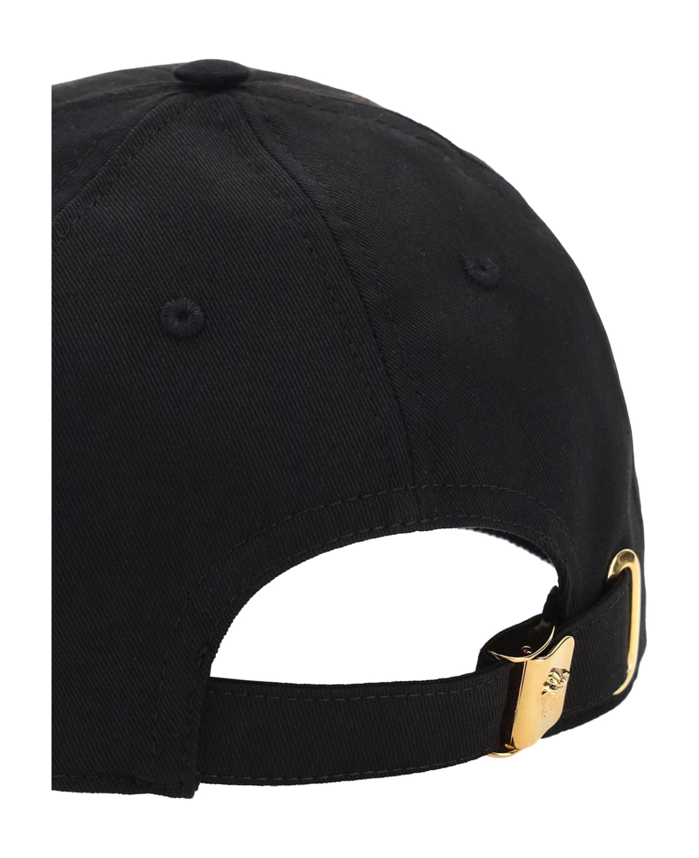 Versace Logo Baseball Cap - black