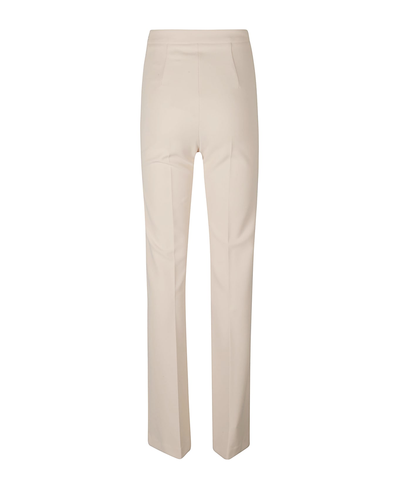 Elisabetta Franchi Fitted Waist Trousers - Burro