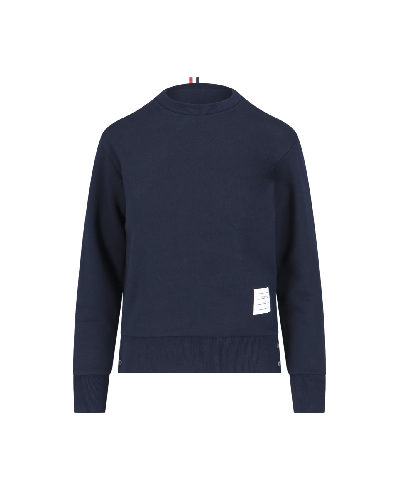 Thom Browne - Rear Grosgrain Sweatshirt - navy