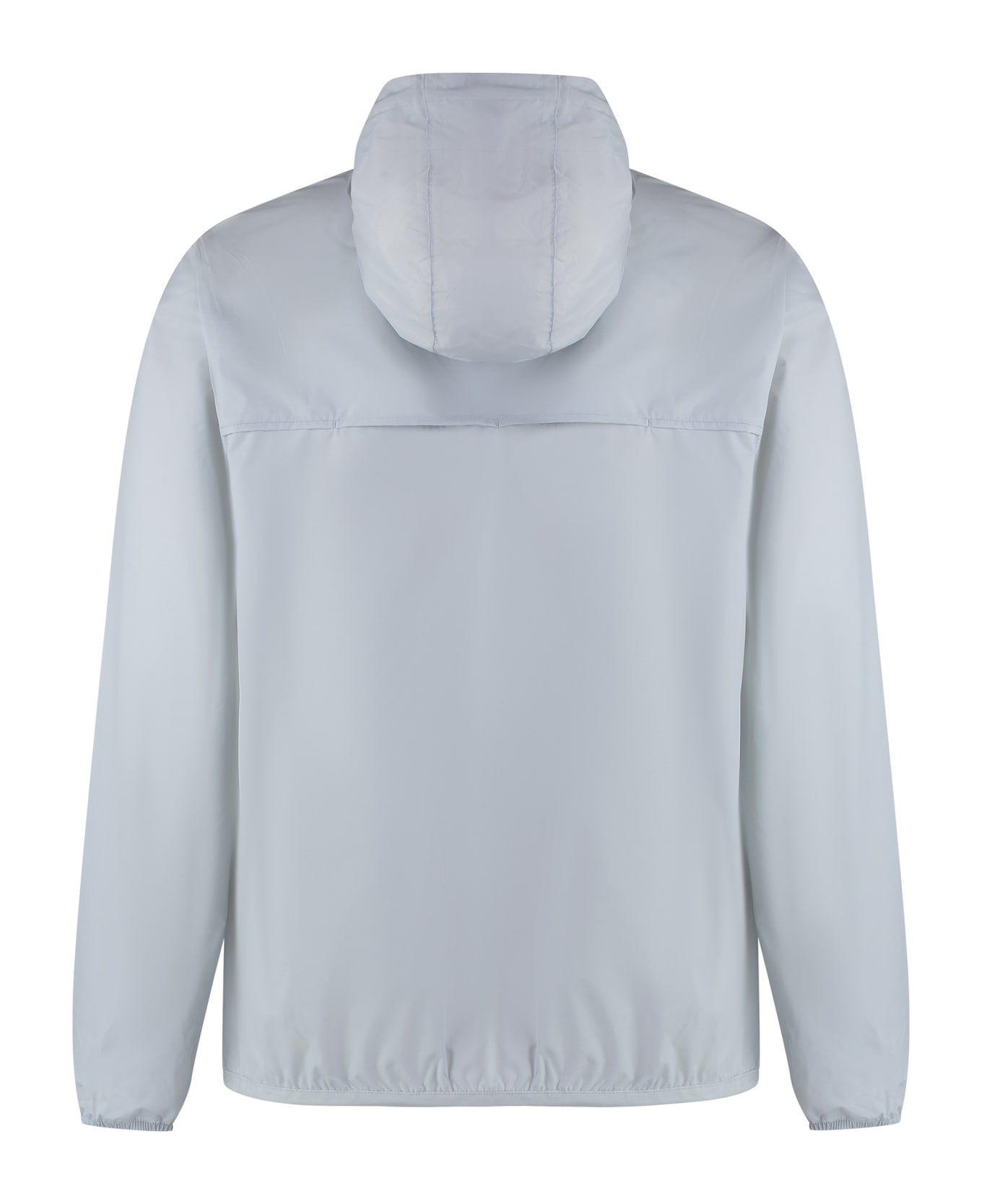 K-Way Le Vrai 3.0 Claude Hooded Nylon Jacket - grey