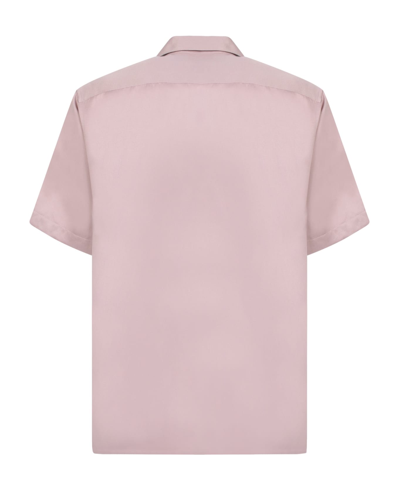 Brioni Short Sleeved Shirt - Pink シャツ