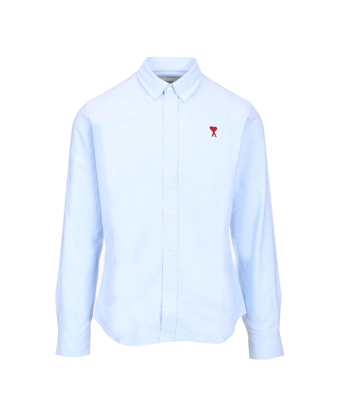 Ami Alexandre Mattiussi Blue Cotton Button-down 
ami De Coeur
 Shirt - BLUE