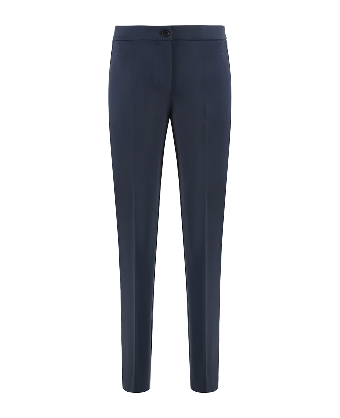 Pinko Viscose Blend Trousers - blue