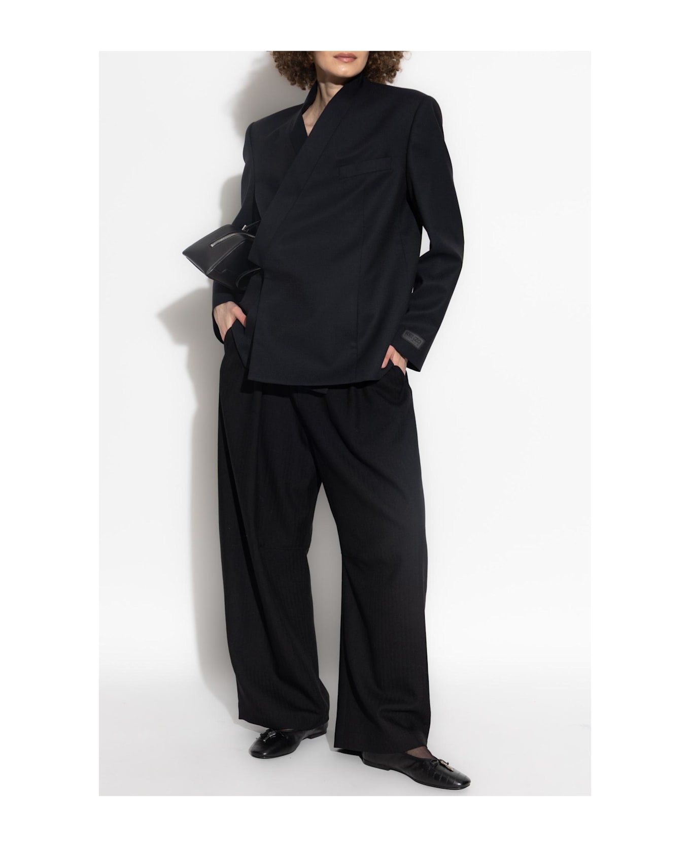 Kenzo Wool Blazer - BLACK