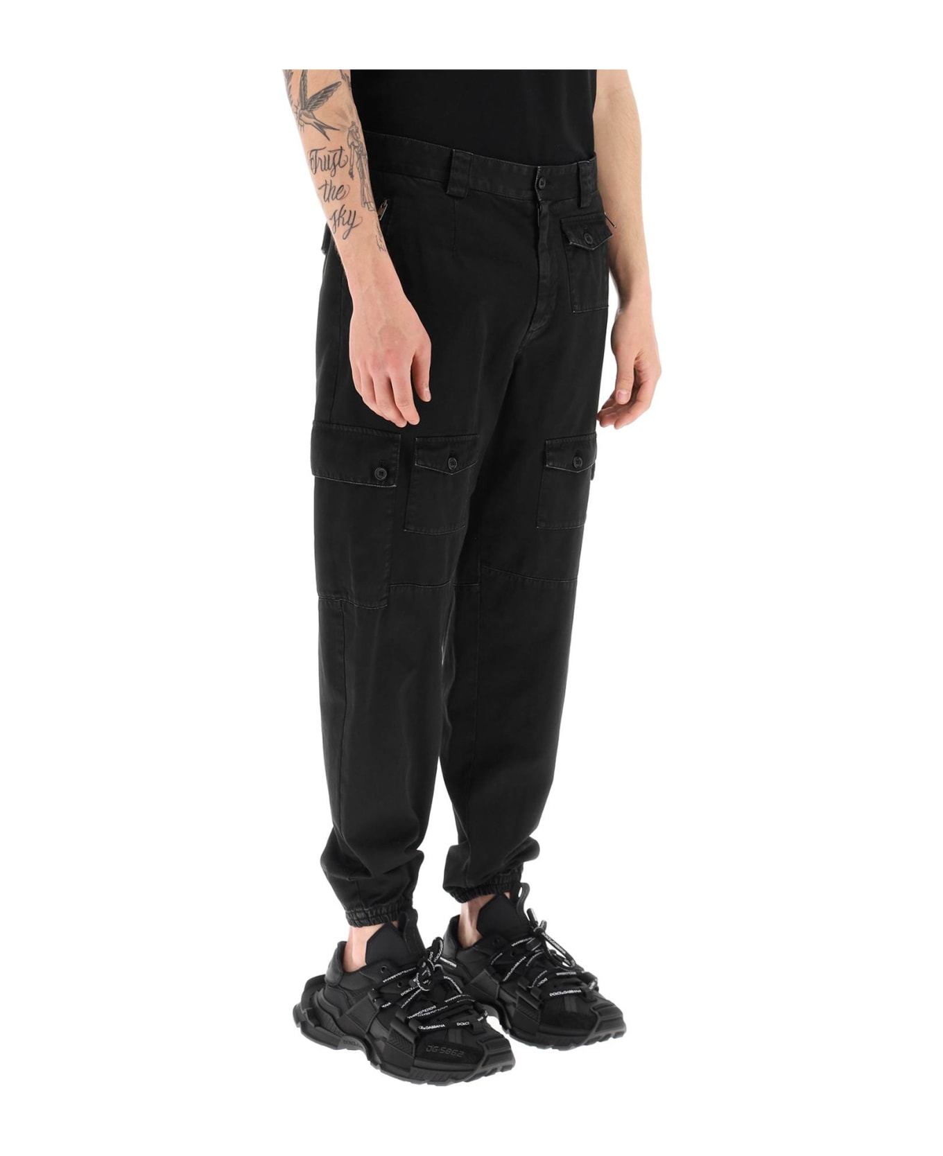 Dolce & Gabbana Cargo Pants - black