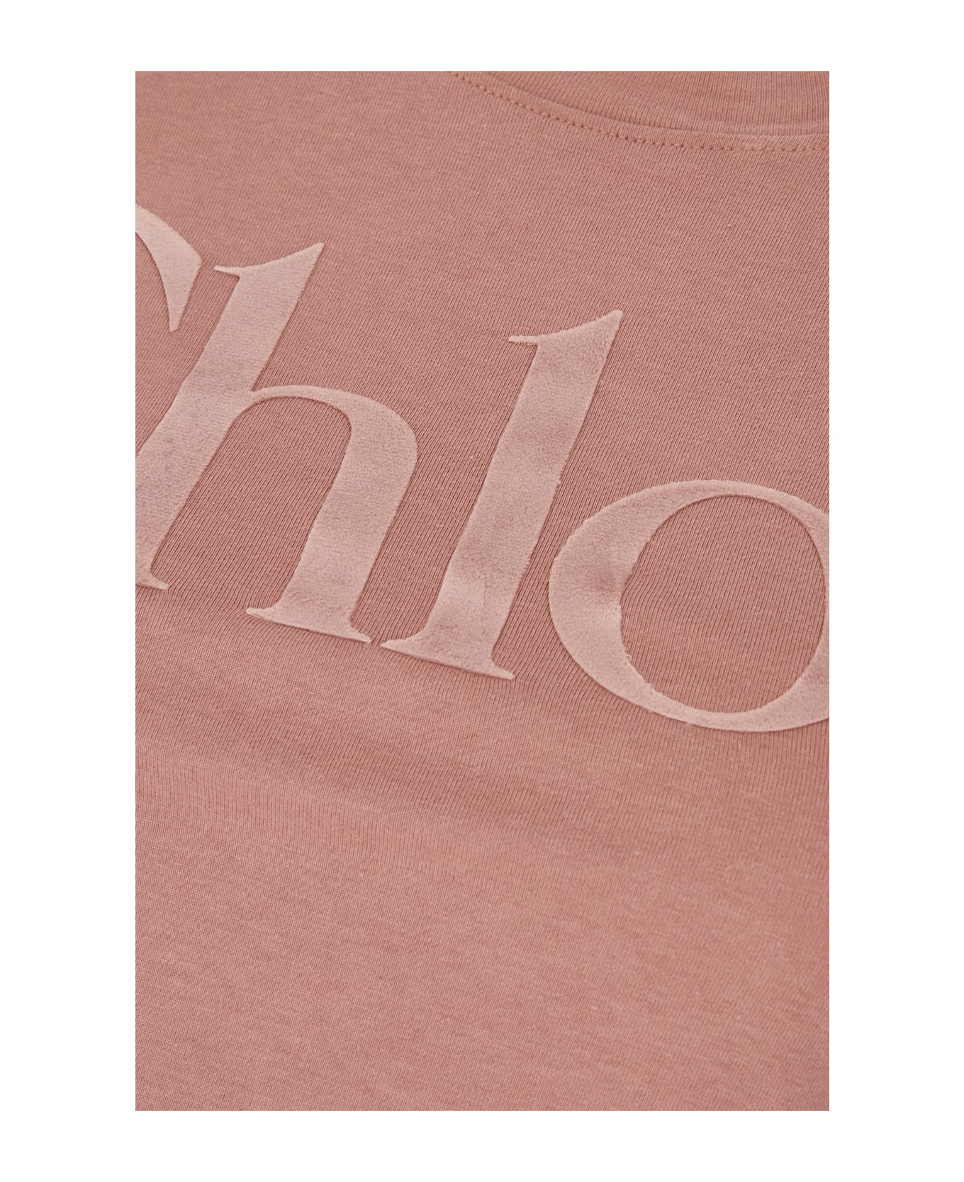 Chloé Mauve Cotton T-shirt