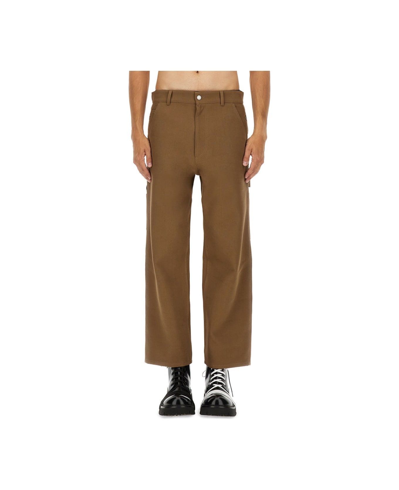 Moschino Tricot Pants - BROWN