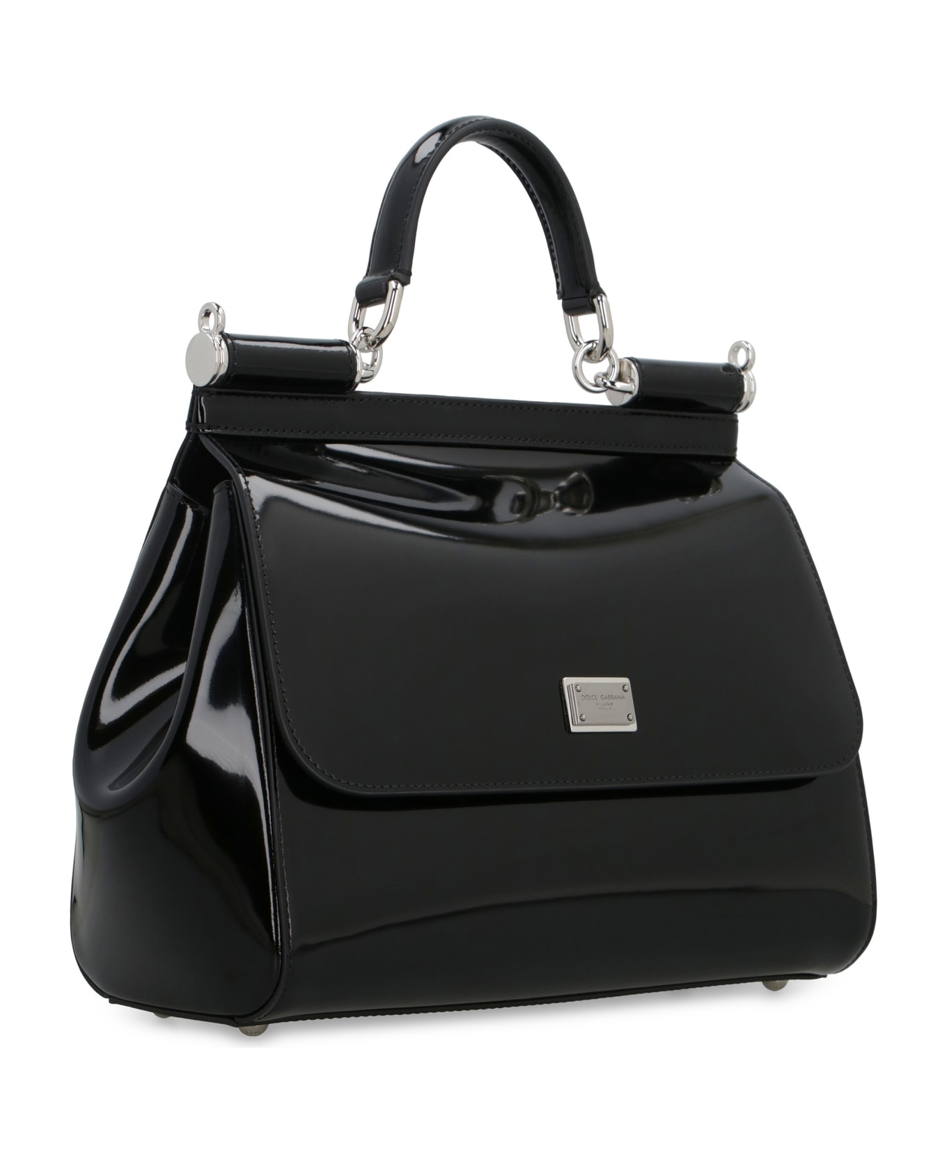 Dolce & Gabbana Kim Dolce&gabbana - Sicily Leather Handbag - black