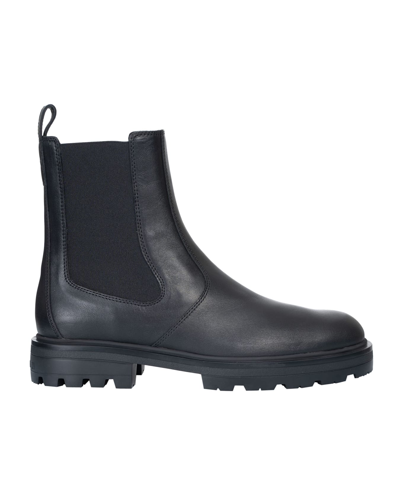 Hogan Elastic Sided Boots - Black