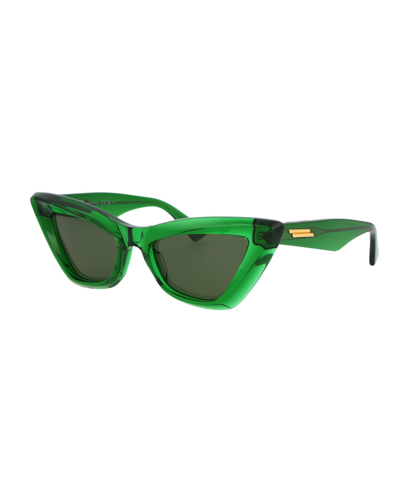 Bottega Veneta Eyewear Bv1101s Sunglasses - 010 GREEN GREEN GREEN