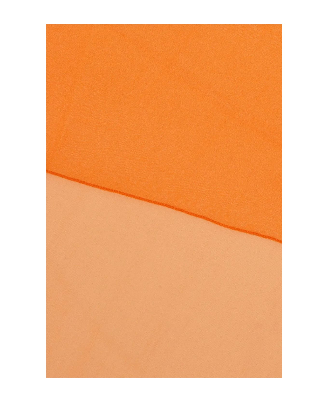 Alberta Ferretti Orange Silk Scarf - Orange