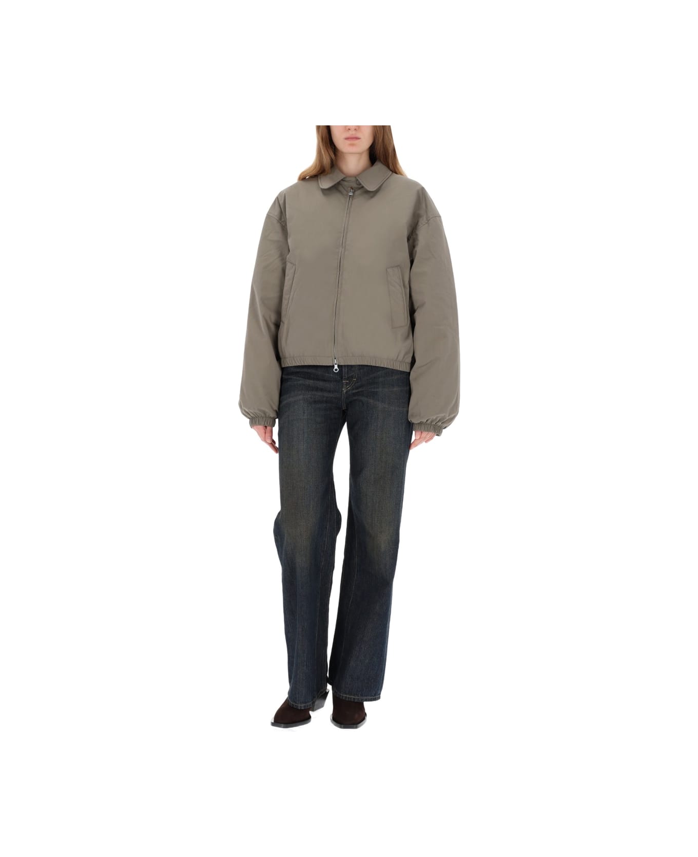 Our Legacy "cropped Avenue Puffa" Jacket - BLACK