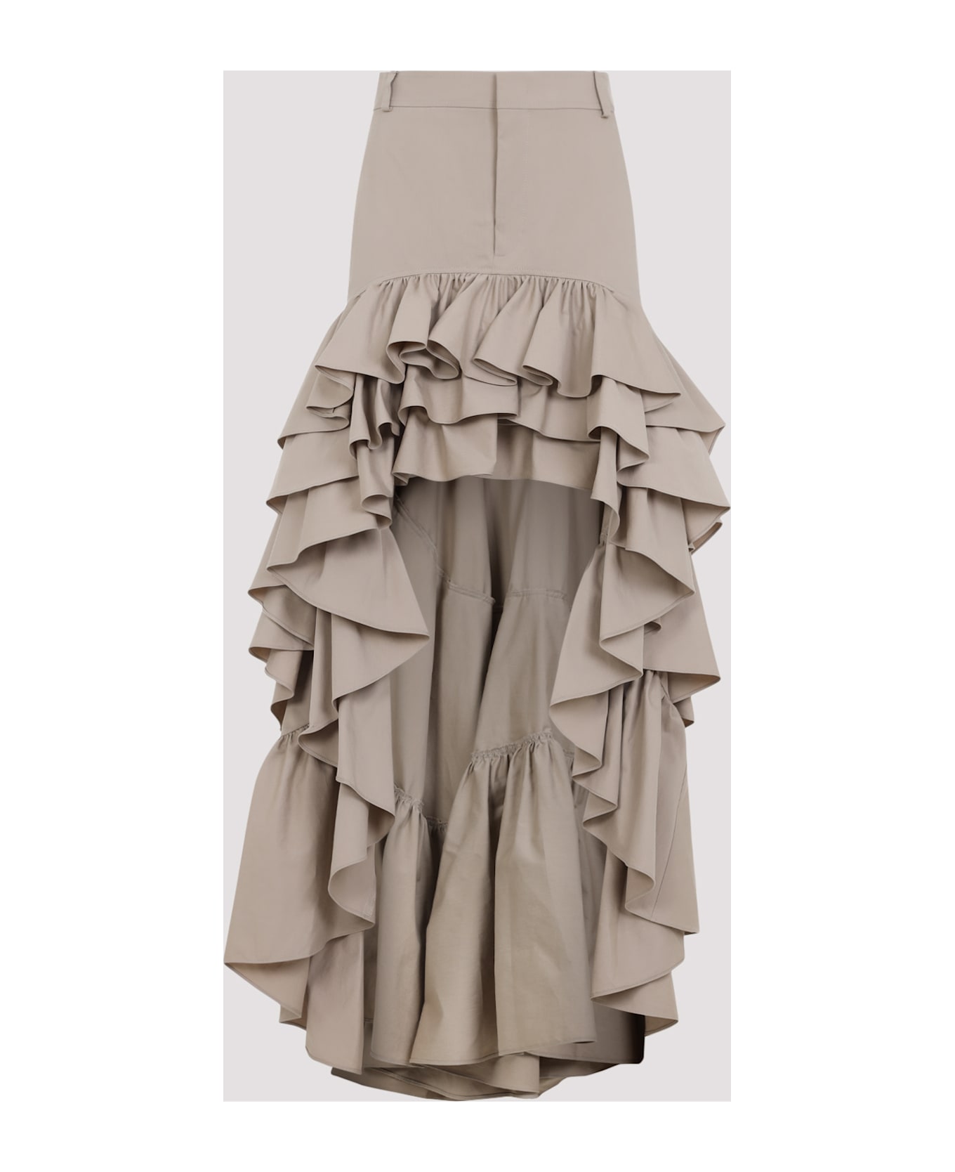 Moschino Cotton Long Skirt - Beige