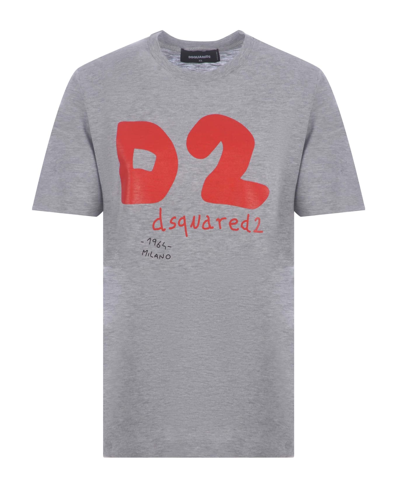 Dsquared2 T-shirt Dsquared2 "d2" In Cotone - Grigio