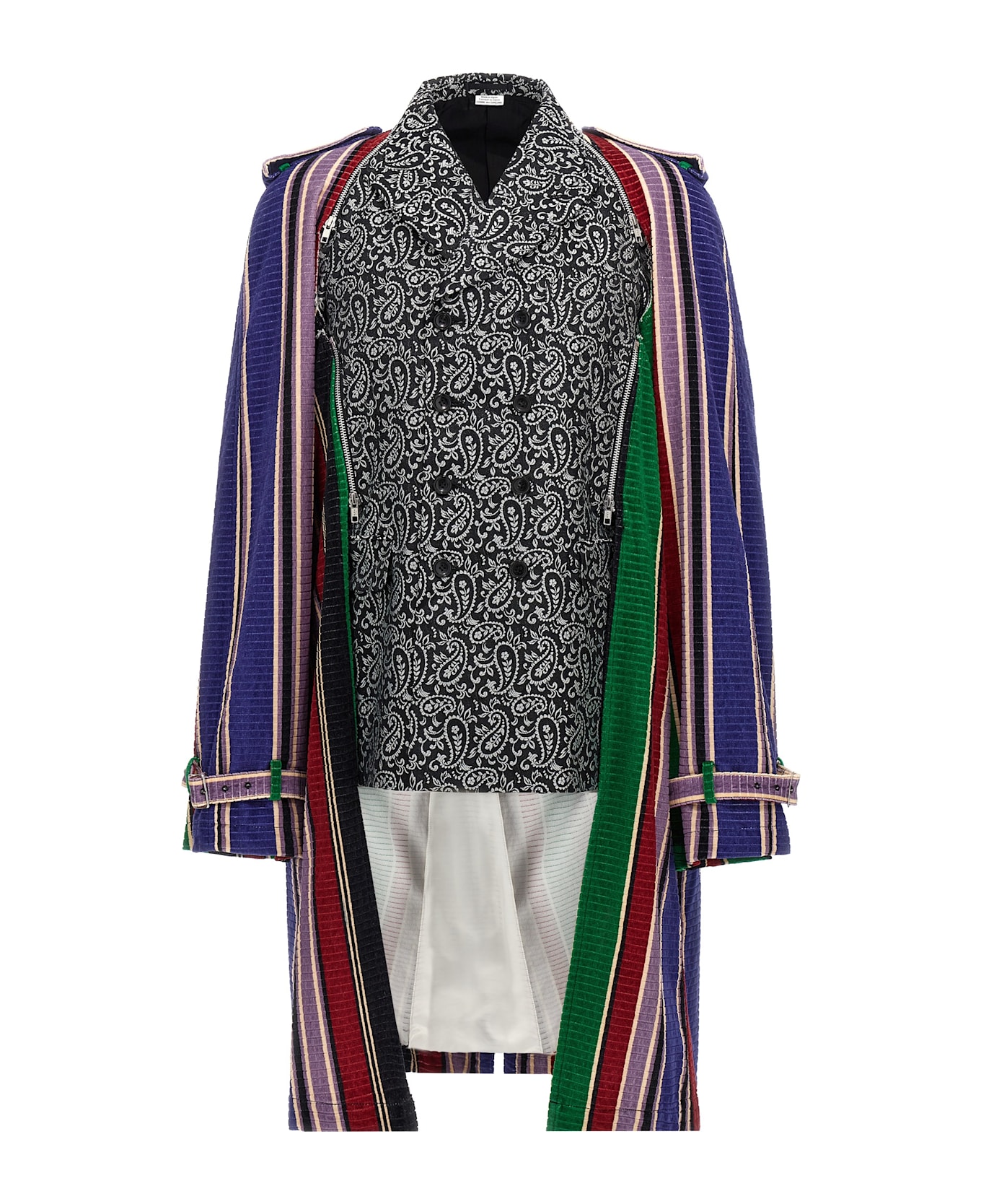 Comme Des Garçons Homme Plus Layered Jacket - Multicolor