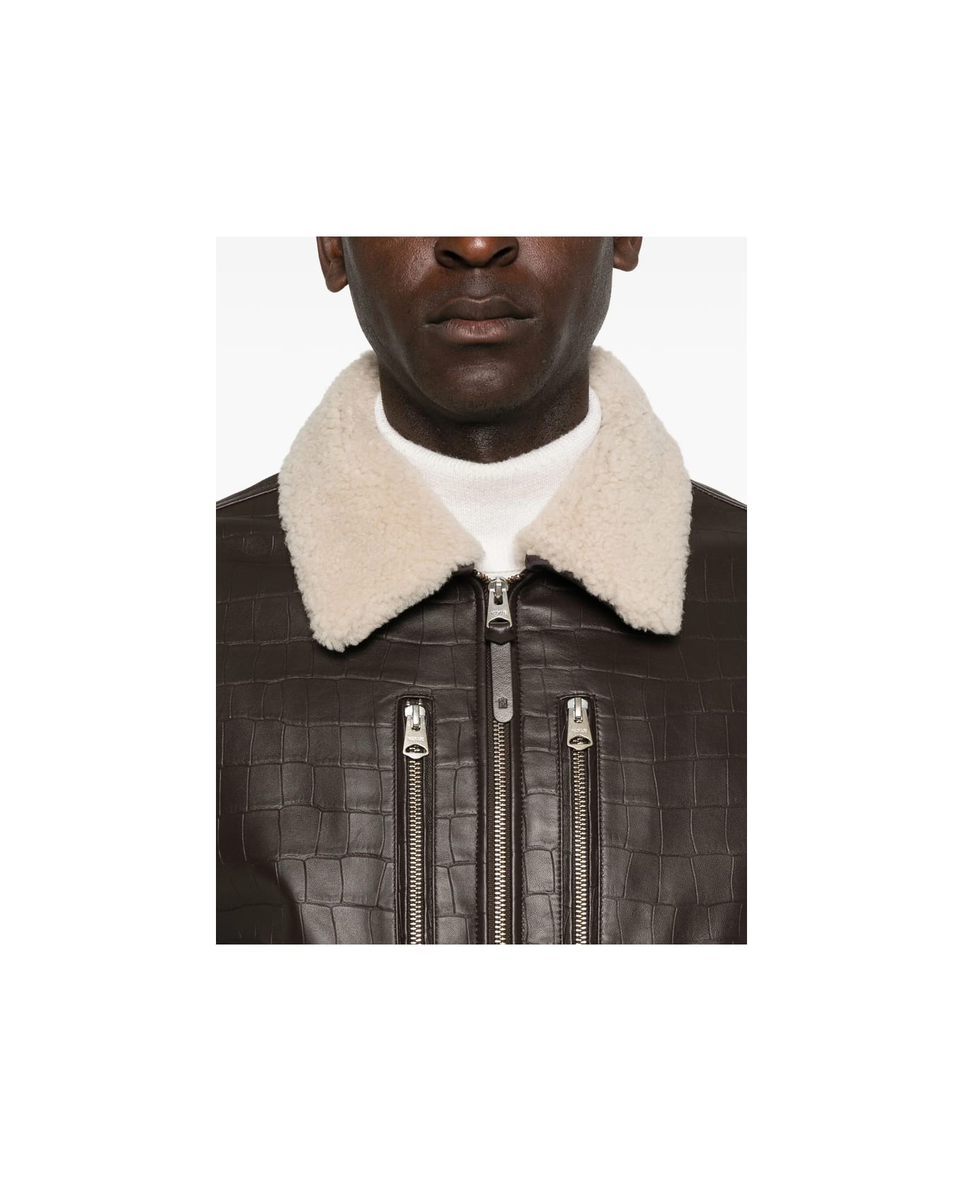 Mackage Leather Outerwear - BROWN
